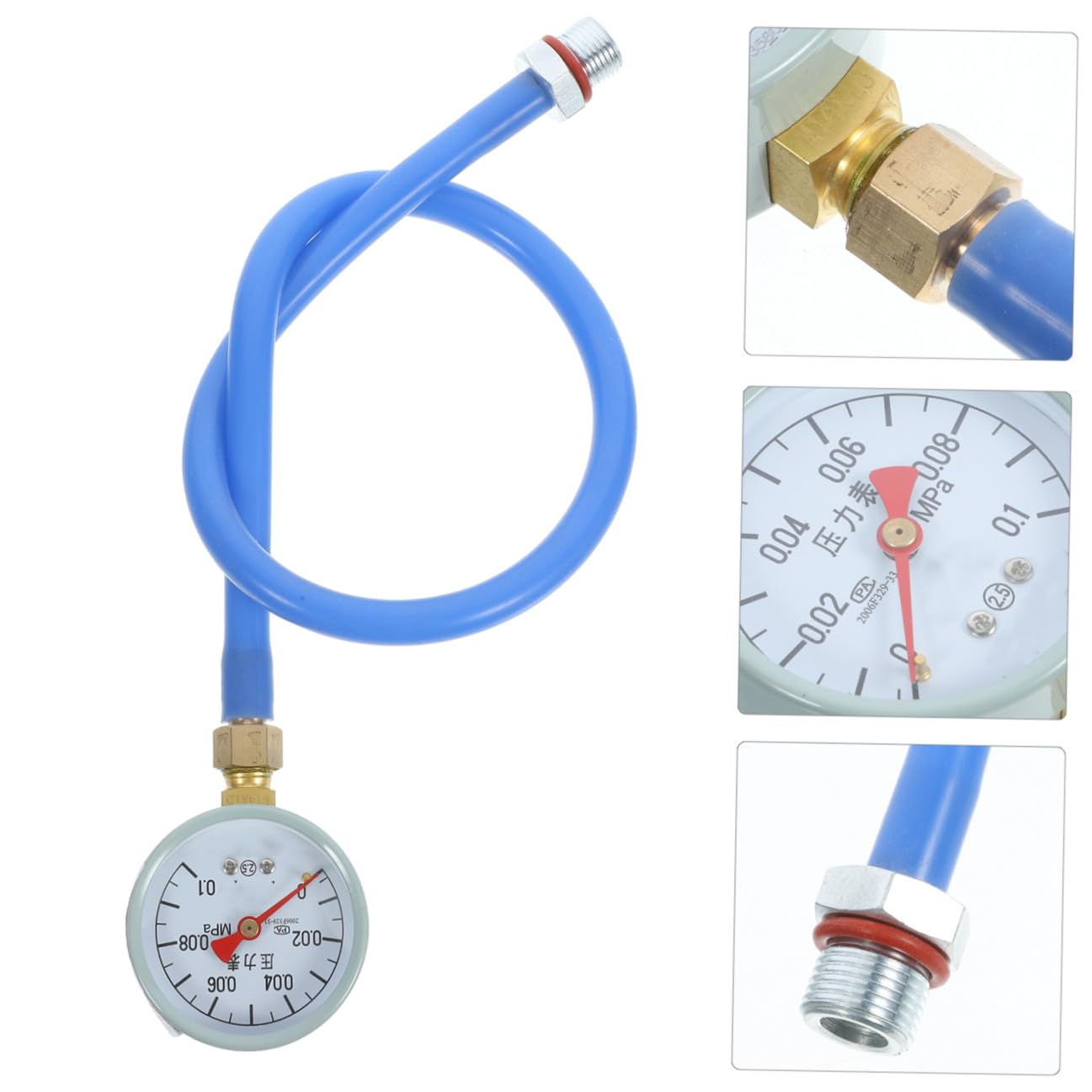 Luxshiny 1Pc Back Pressure Gauge Tester Practical Tool for Accurate Emission Inspection Catalytic Plugging Detection Blockage Testing and Pressure Measurement