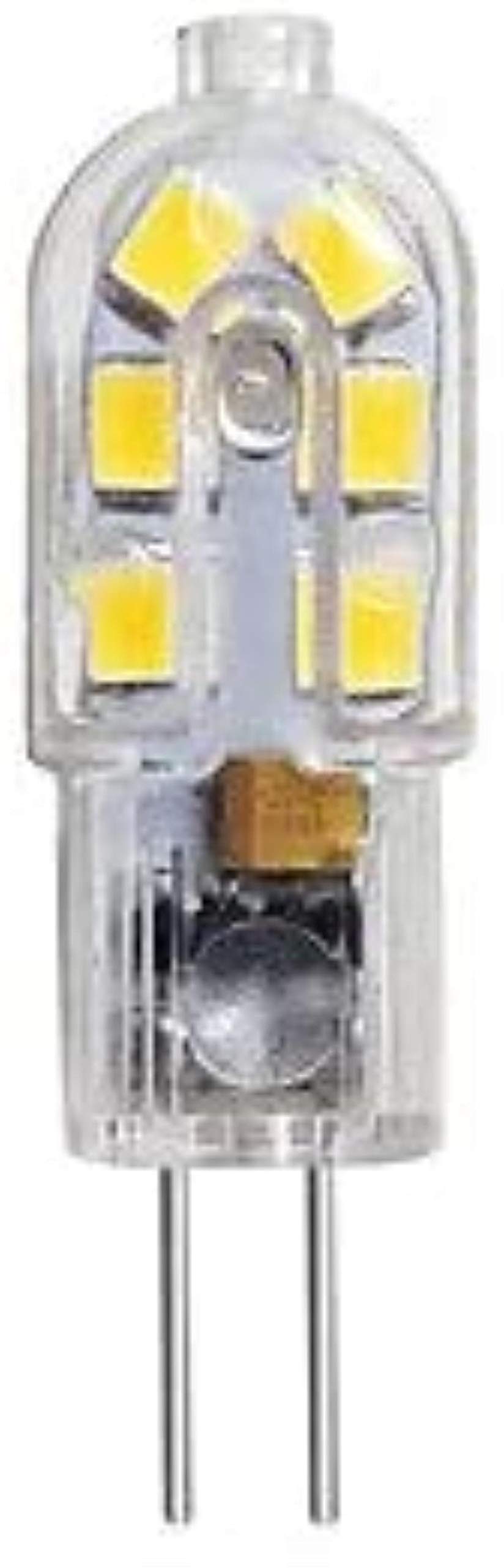 LED Lampen-Korn 12V G4 Pin 3W Kleine Glühlampe Highlight Kristalllampe Energiesparende Lichtquelle (5-Pack) (Color : White)