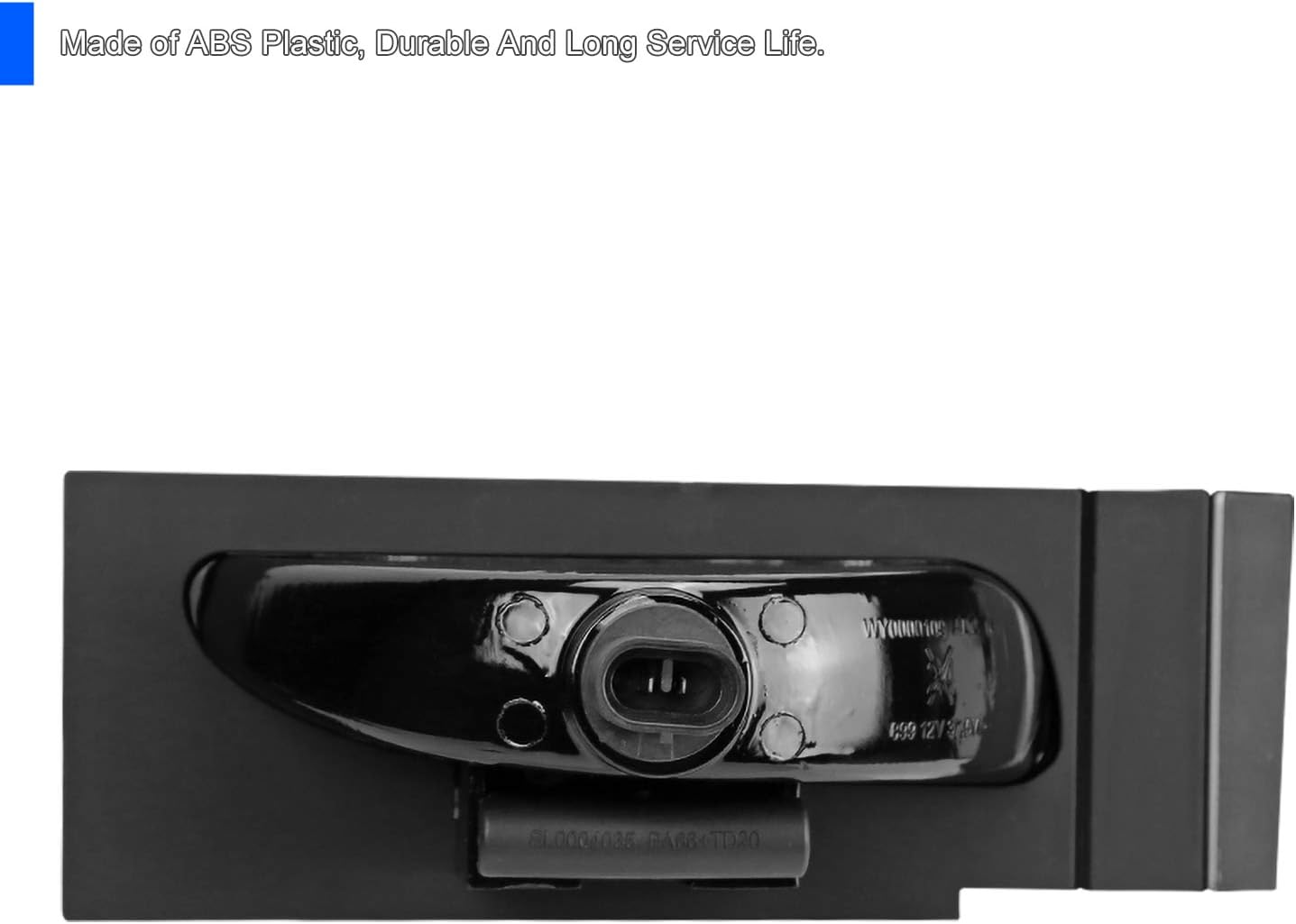 SPEC-D TUNING Smoke Bumper Driving Fog Lights + Bulbs + Switch Compatible with 1994-1998 Ford Mustang L+R Pair Assembly