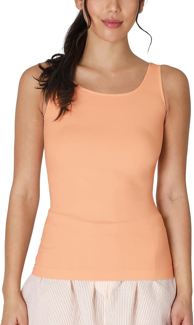 NIKIBIKI Women Seamless Premium Classic Tank Top, Made in U.S.A, One Size