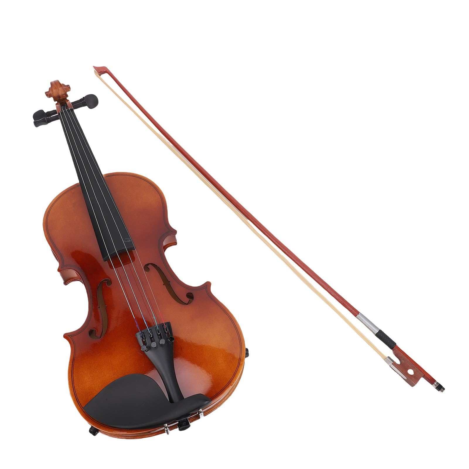 CHICIRIS Kit per Principianti di Violino 4/4 Kit per Principianti di Violino in Legno con Finitura Opaca Risonanza Ricca Custodia con Impugnatura Ergonomica per Adolescenti Bambini Adulti Studio
