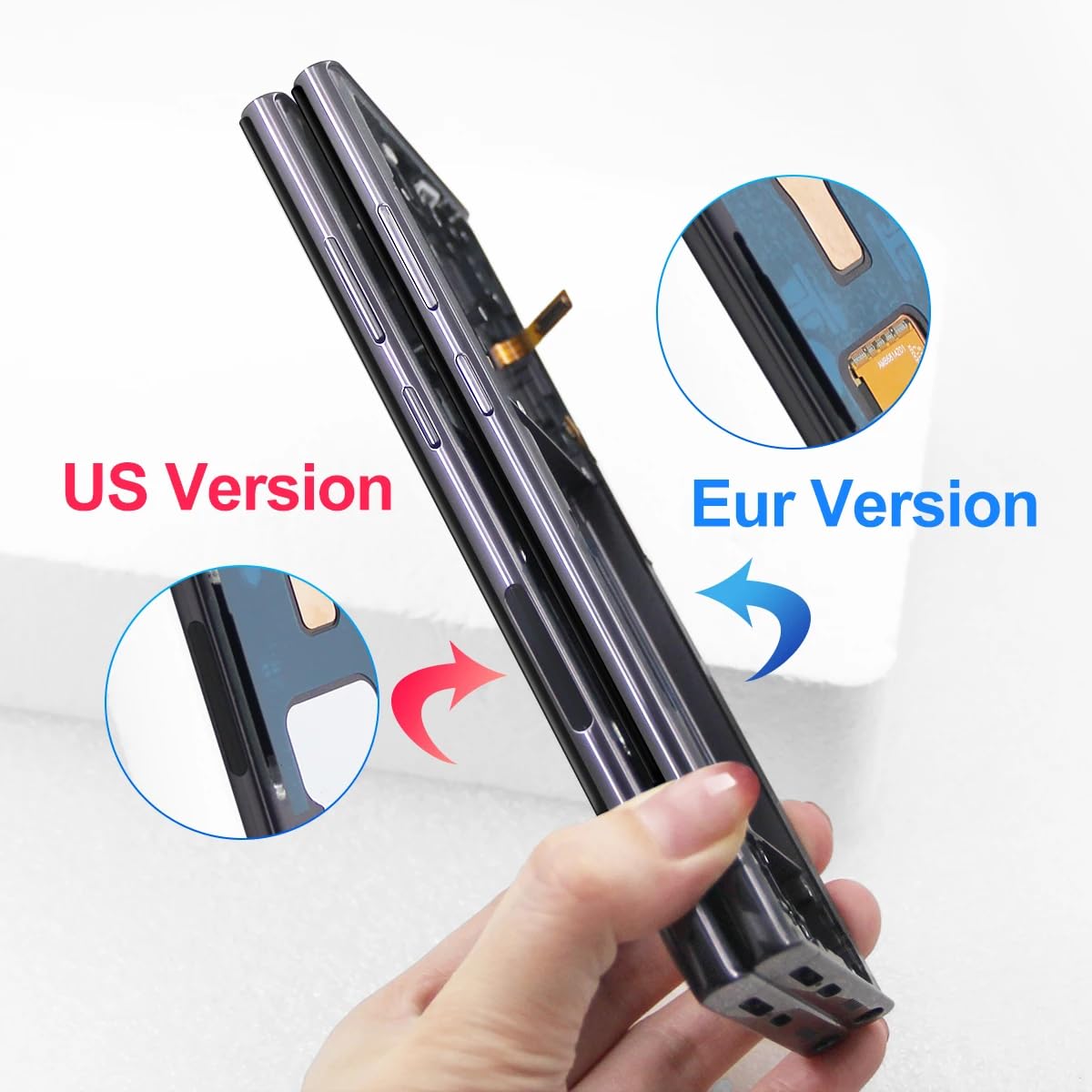 Écran OLED de Rechange pour Galaxy S23 Ultra 5G, écran LCD avec Cadre et capteur d'empreintes digitales, kit d'outils Complet et Instructions d'installation (français Non Garanti) (Noir