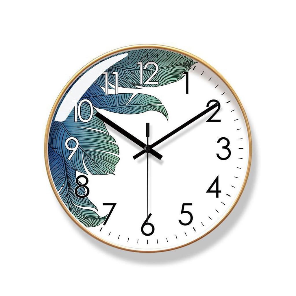 Orologio da parete Orologio da parete al quarzo silenzioso con secondi spazzati Orologio da parete semplice Orologio da parete semplice nordico Reloj De Pared(B)