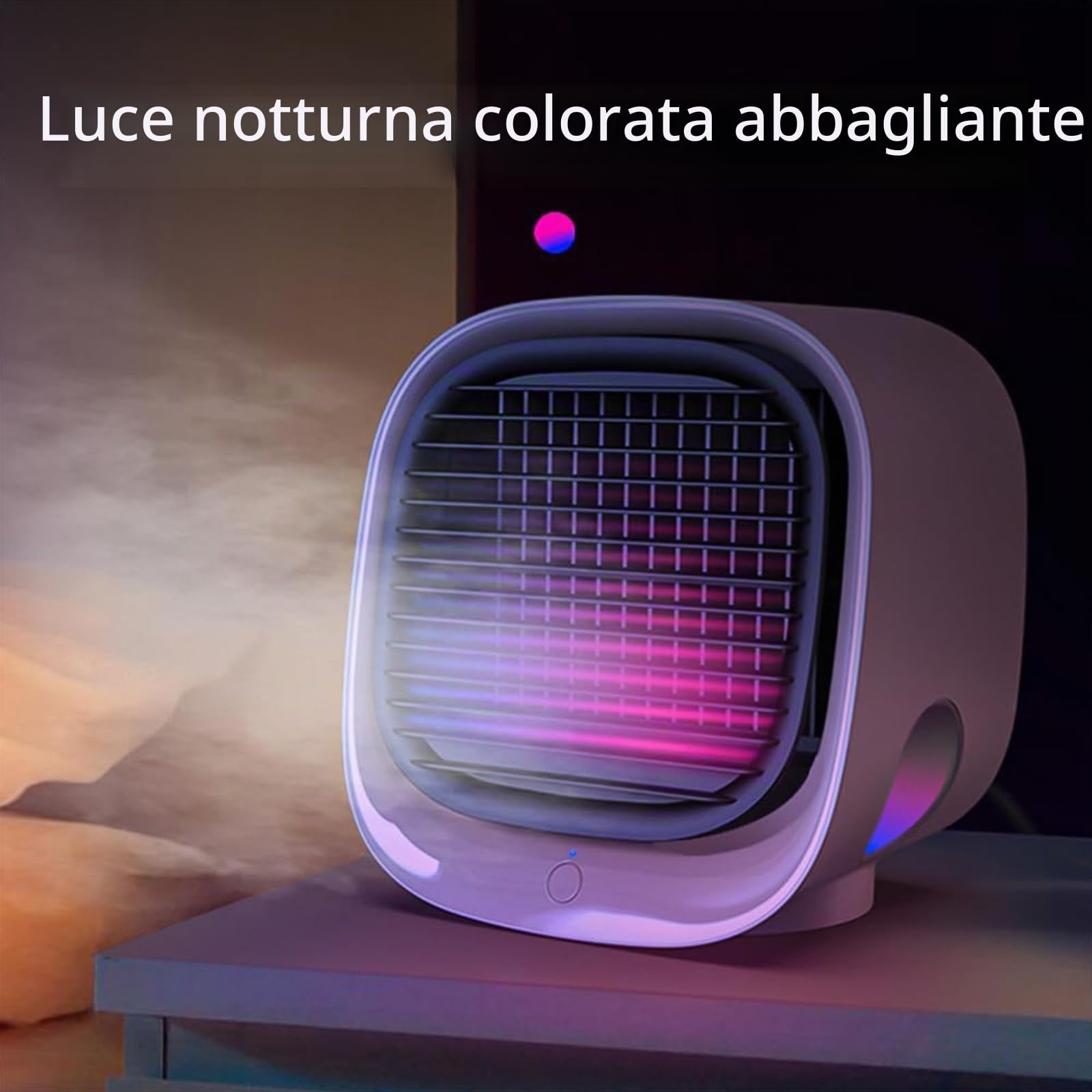 Aira Breeze climatizzatore per camera, raffreddamento ad acqua, funzionamento USB, per famiglia, da viaggio (Bianco)
