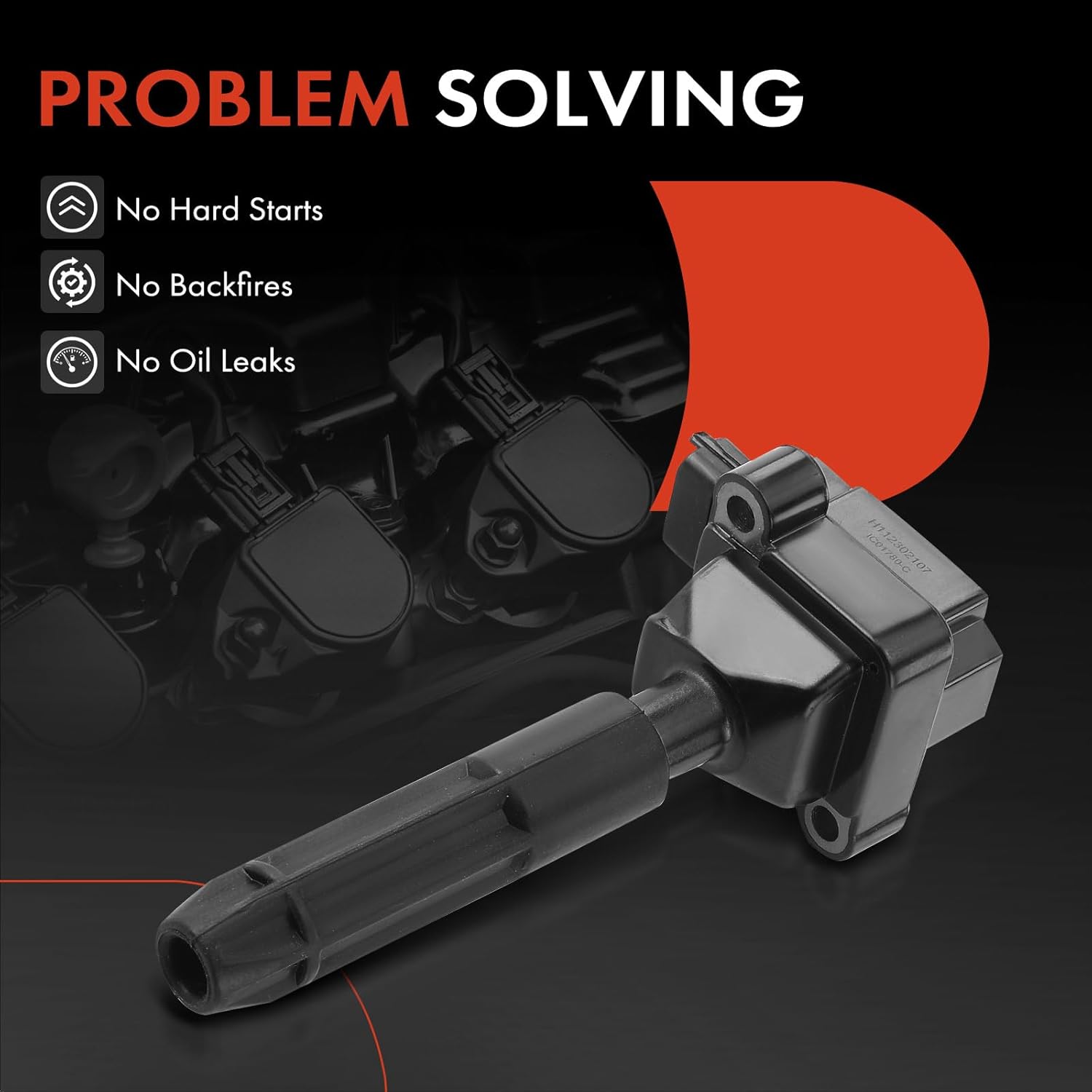 A-Premium 4Pcs Ignition Coil Packs Compatible with Mercedes-Benz C230 2002 L4 2.3L, SLK230 2001 2002 2003 2004 L4 2.3L
