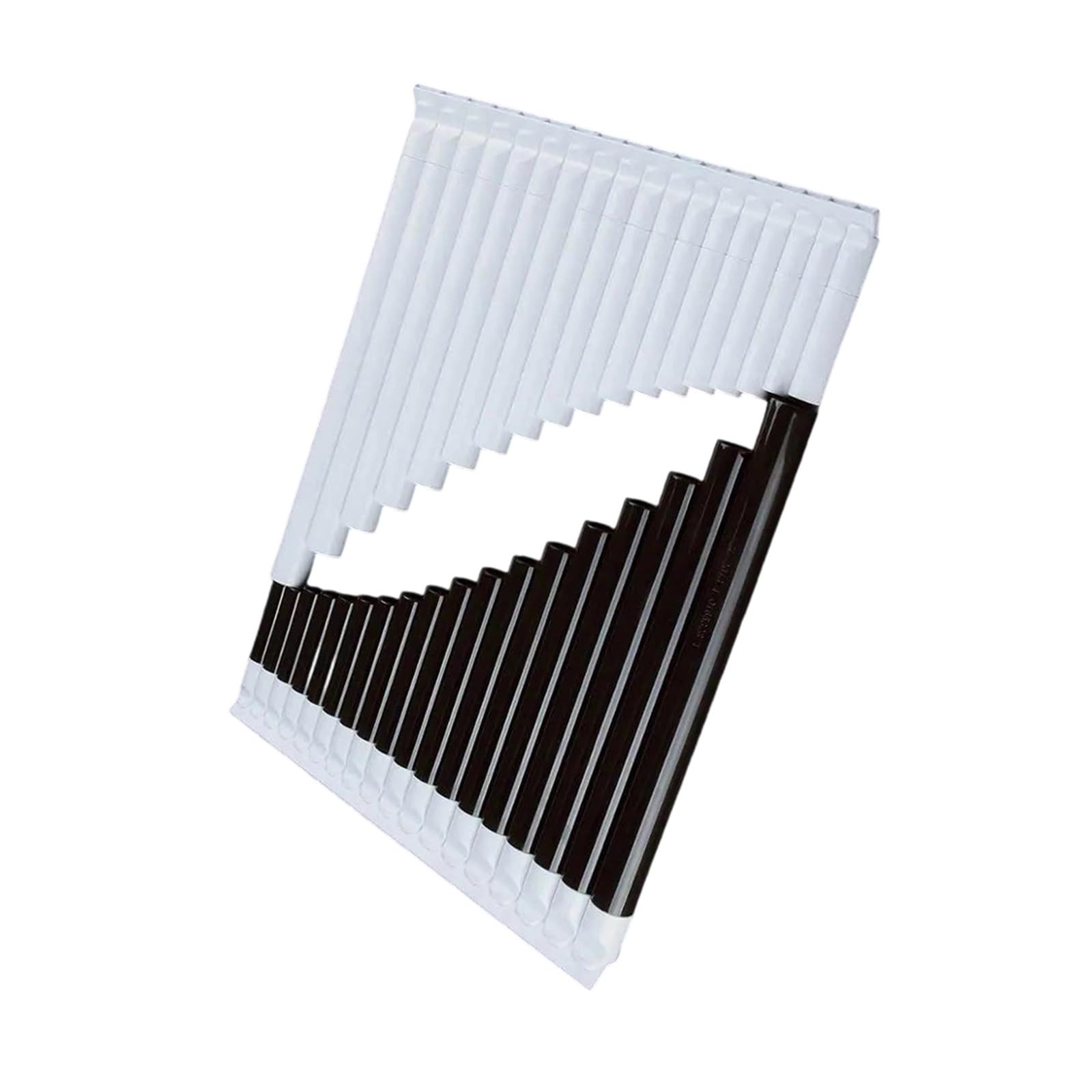 Tradycyjny Instrument Bambusowy Flet Pana Tonacja C 18 Piszczałek(White)