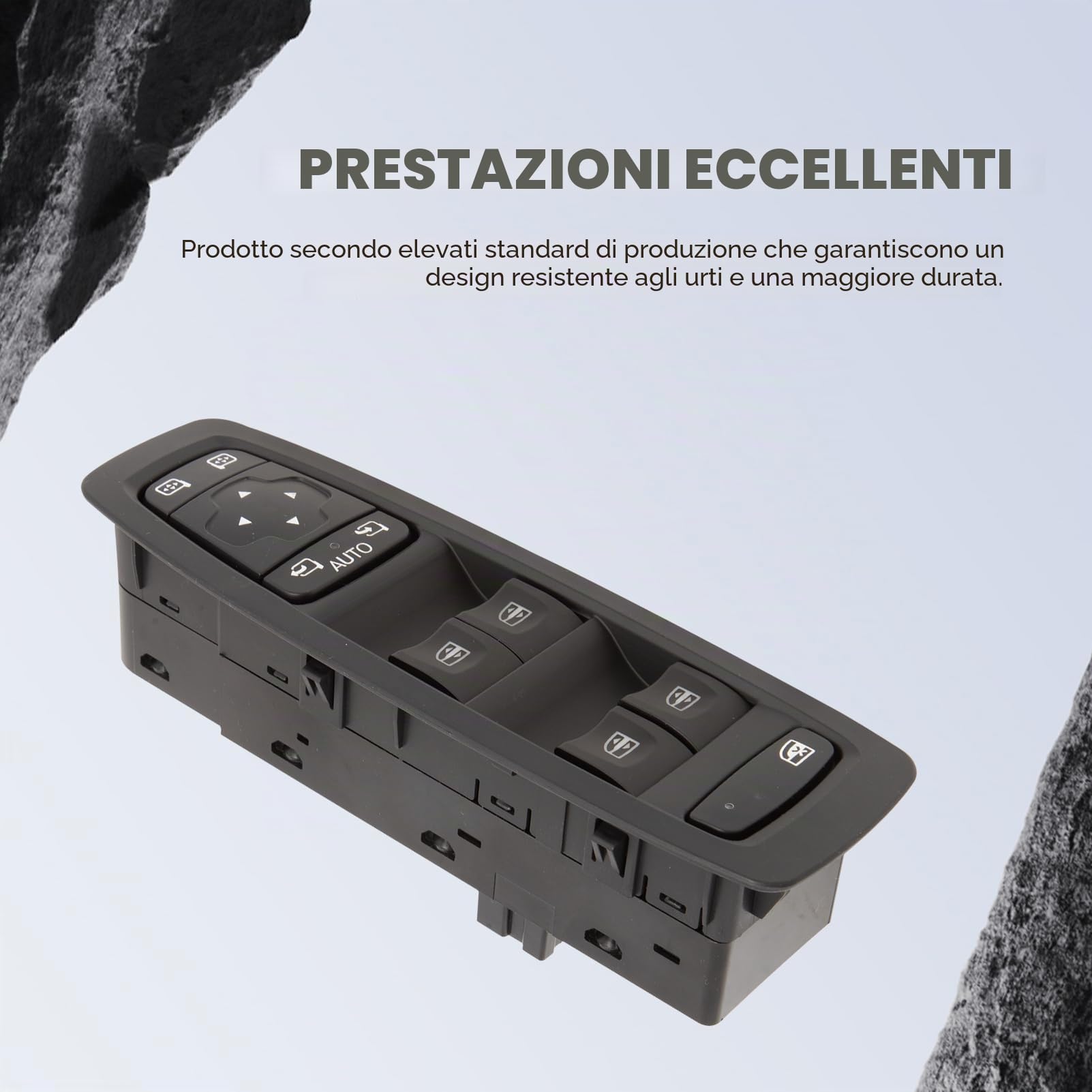 Pulsantiera Alzacristalli Sinistro per Megane 4 Kadjar Scenic 4 Grand Scenic 4 Talisman 254012952R Pulsante Finestrino Interruttore Alzacristalli Alzacristallo(Portiera Del Conducente)