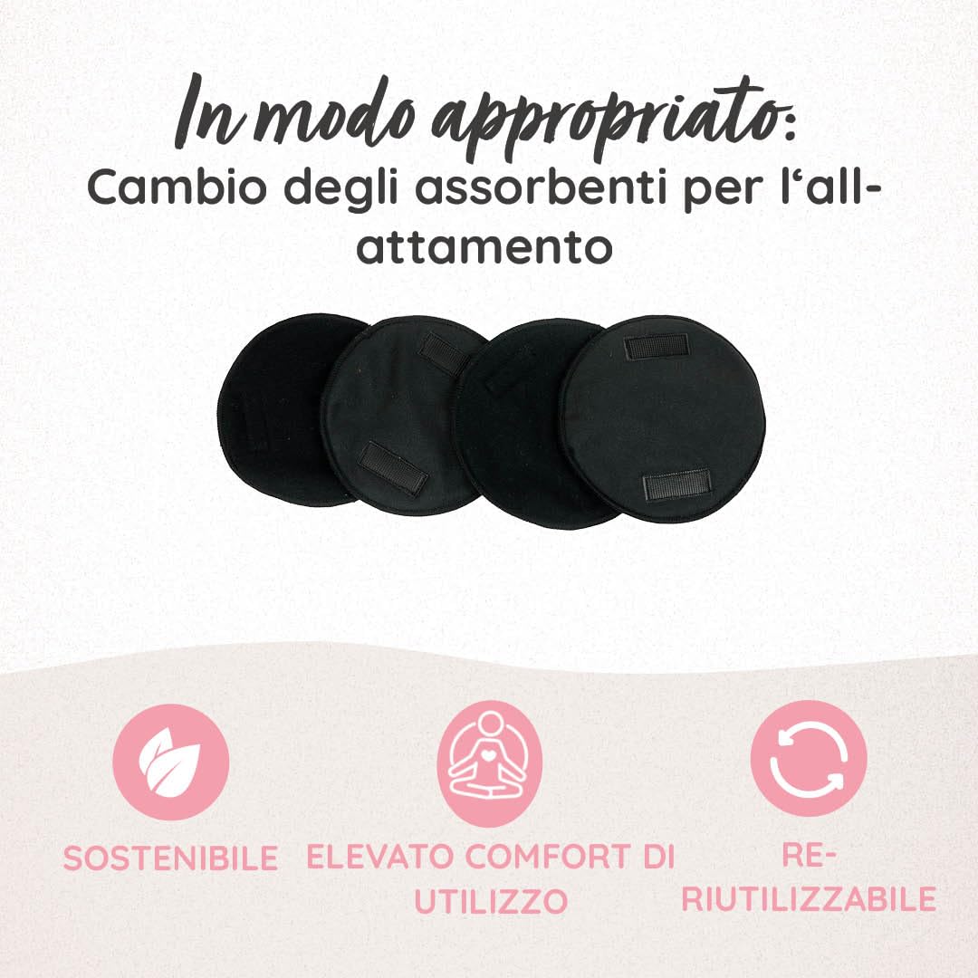 MYLILY Reggiseno Allattamento | Reggiseno Donna Comoda | con assorbenti per L'Allattamento Lavabili e riutilizzabili | Reggiseni Allattamento Comodi | Vestiti Allattamento Donna
