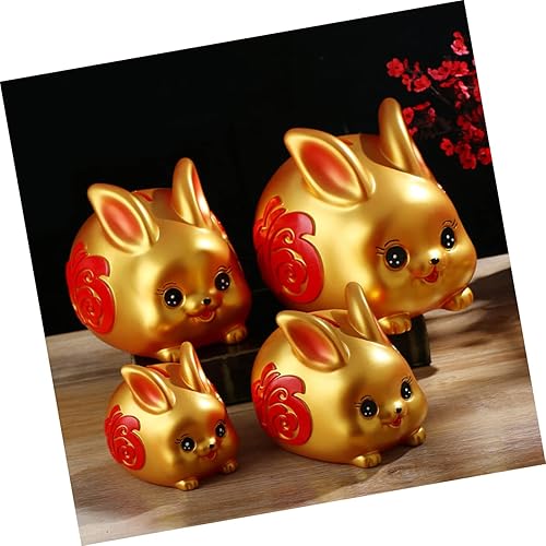 Miniatura 9 de jojofuny Banco de cumpleaños dorado grande nuevo para escritorio de higo Feng mesa regalos de oficina de dibujos animados Lunar decoración creativa