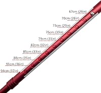 Vista 4 de Bastón telescópico de aluminio para ciegos, 26.4 in - 37.0 in, bastón ciego