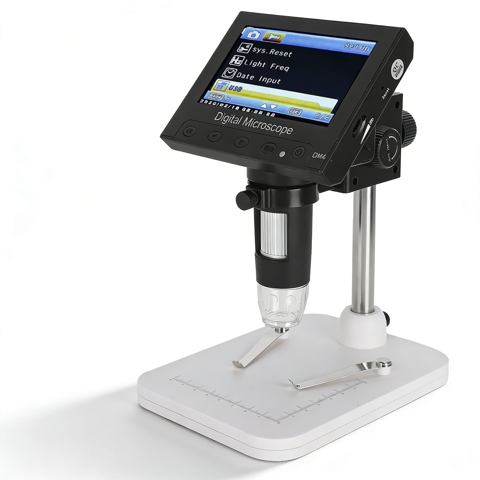 Amazon | デジタルマイクロスコープ、4.3インチDM4 1000X 2.0MPUSB