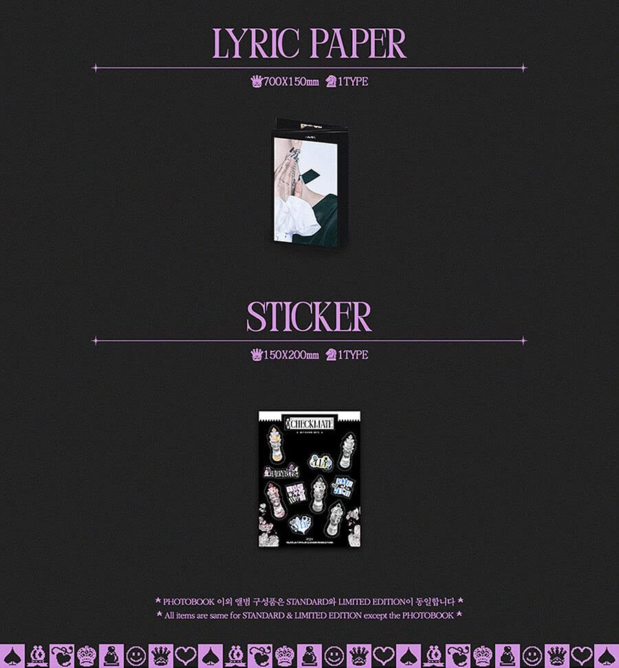 Miniatura 8 de ( Pre-Order ) ITZY CHECKMATE Mini Album ( Standard Edition - LIA Version. )+1ea ITZY Store Gift Card K-POP SEALED