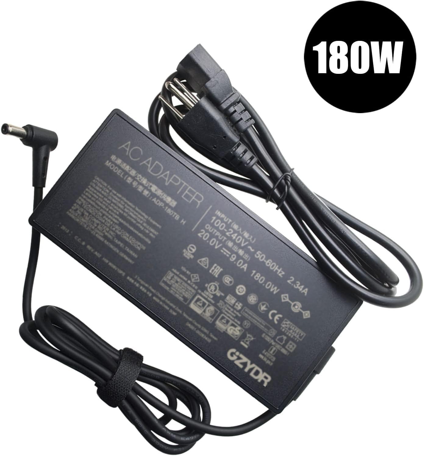ADP-180TB H 180W AC Adapter for Asus ROG Zephyrus GA502DU GA502D GA502 GA502IU GA401 GA401I GA401II GA401IV 6.0x3.7mm 20V 9A Laptop Power Supply Charger
