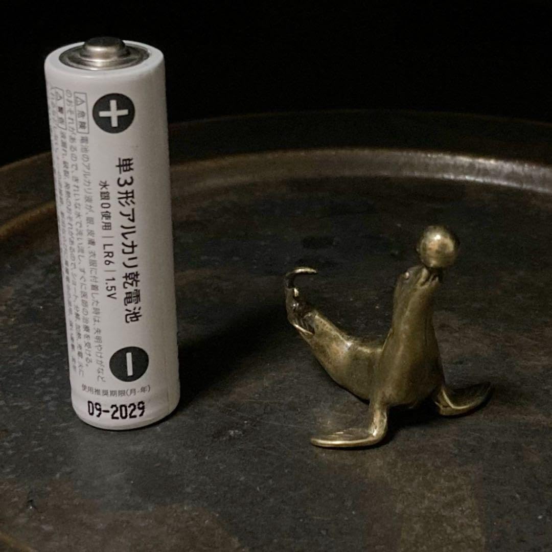 ヴィンテージ　アメリカン　アシカ　置物 ヴィンテージ アメリカン アシカ 置物 Jie Gantofta アザラシ 陶板