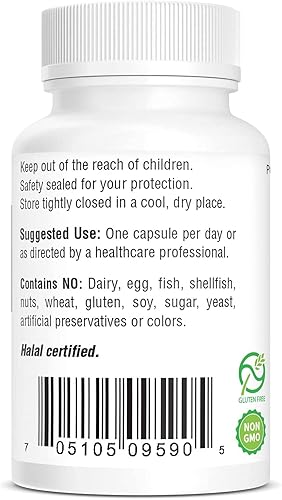 Miniatura 3 de Bio-Tech Pharmacal B2-400, 100 cápsulas  Suplemento totalmente natural  Apoya la claridad y la productividad  Sin lácteos, pescado, gluten, maní,