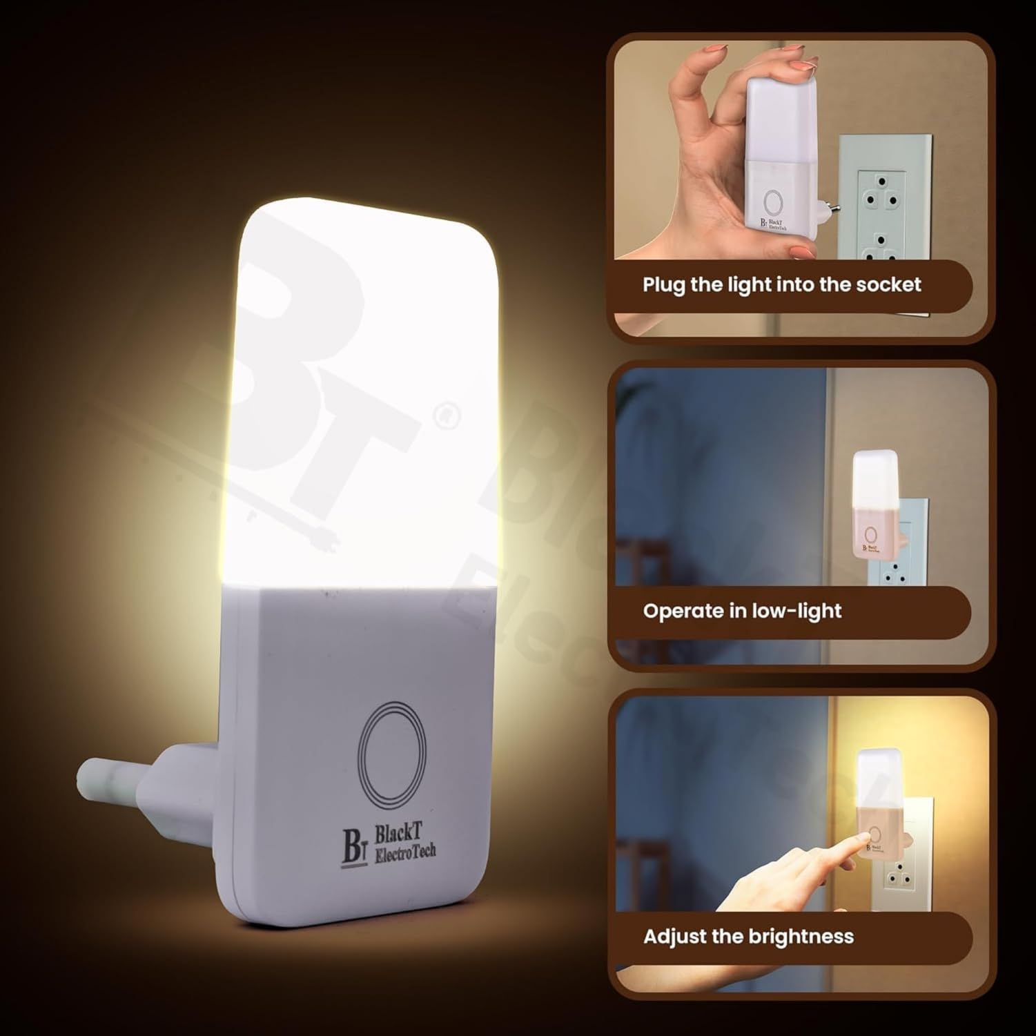 Blackt BT81S6 Smart Night Light - Dusk to Dawn -3