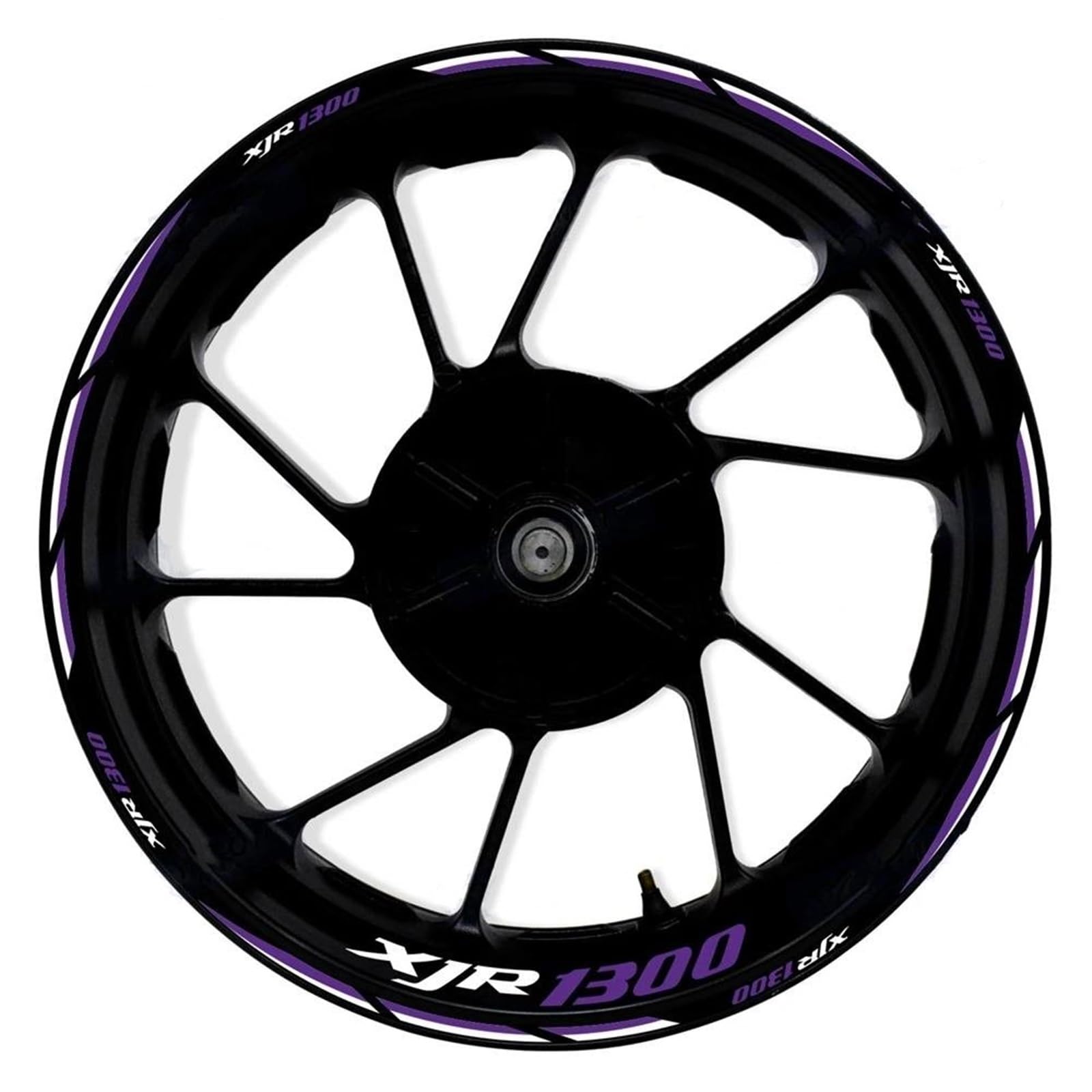 Wheel Stickers Motorcycle Reflective Wheel Decal for XJR1300 XJR 1300 17 Inch Rim Stripe Decals Waterproof Hub Stickers Rim Reflective Decal