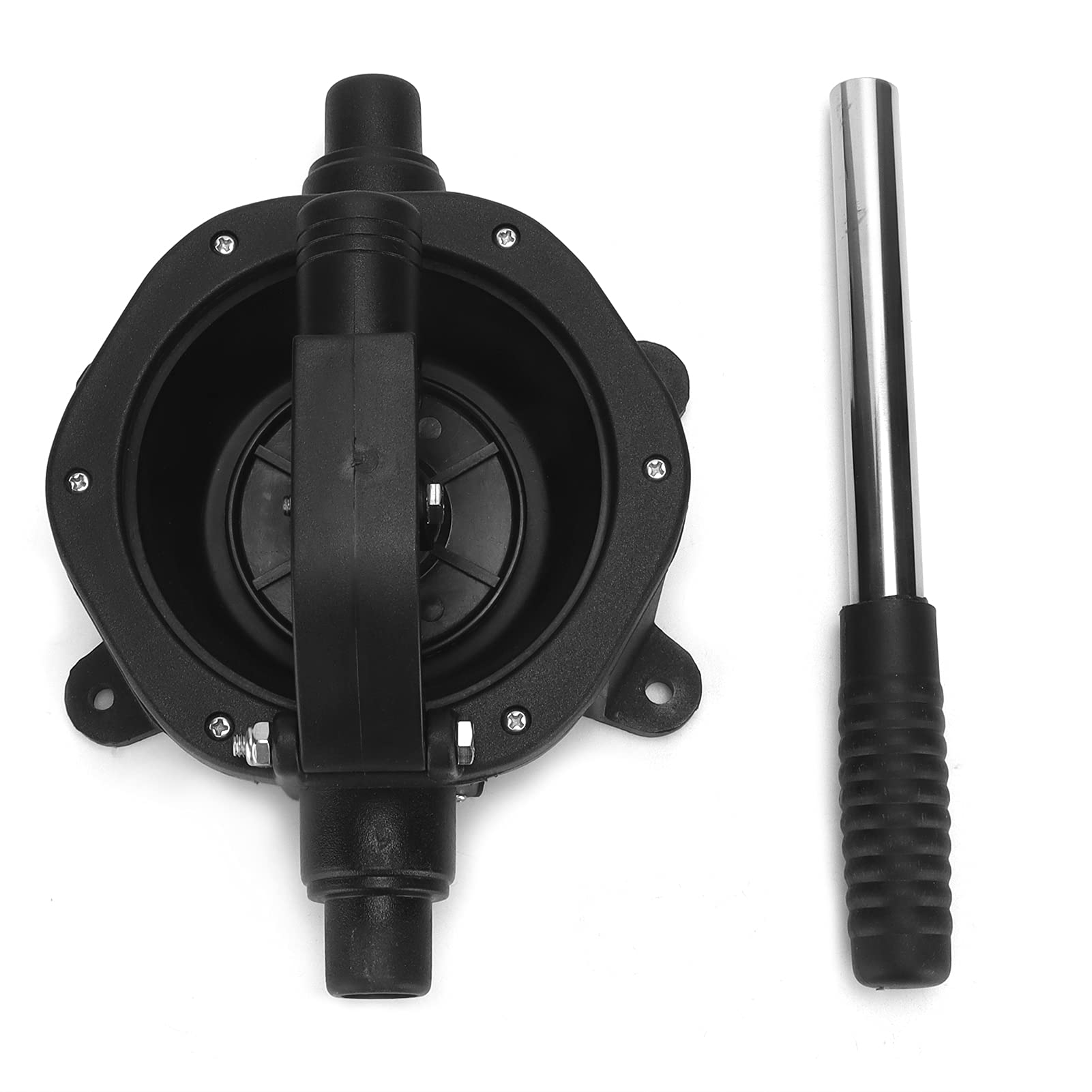 Fyearfly Pompa di Sentina Manuale, 45L/min/720 GPH Pompa Acqua Autoadescante, Pompa di Trasferimento Acque Reflue Marine a Membrana per Diesel, Rifiuti, Acqua Salata, Acqua di Sentina
