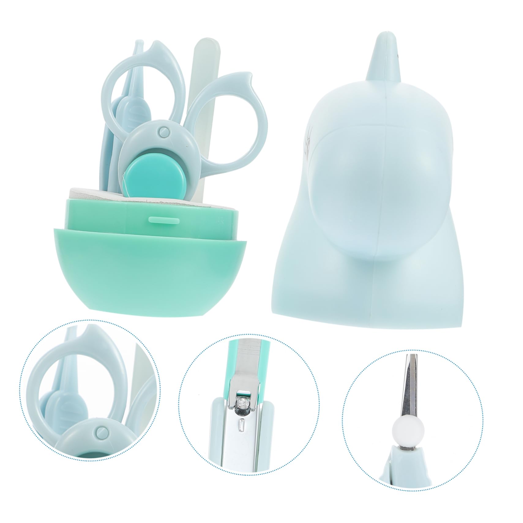Abaodam 12 Pz set di forbicine per per bambini nail clippers tute per bambini kit per la cura delle del pinzette abito strumento per manicure per bambini AbS