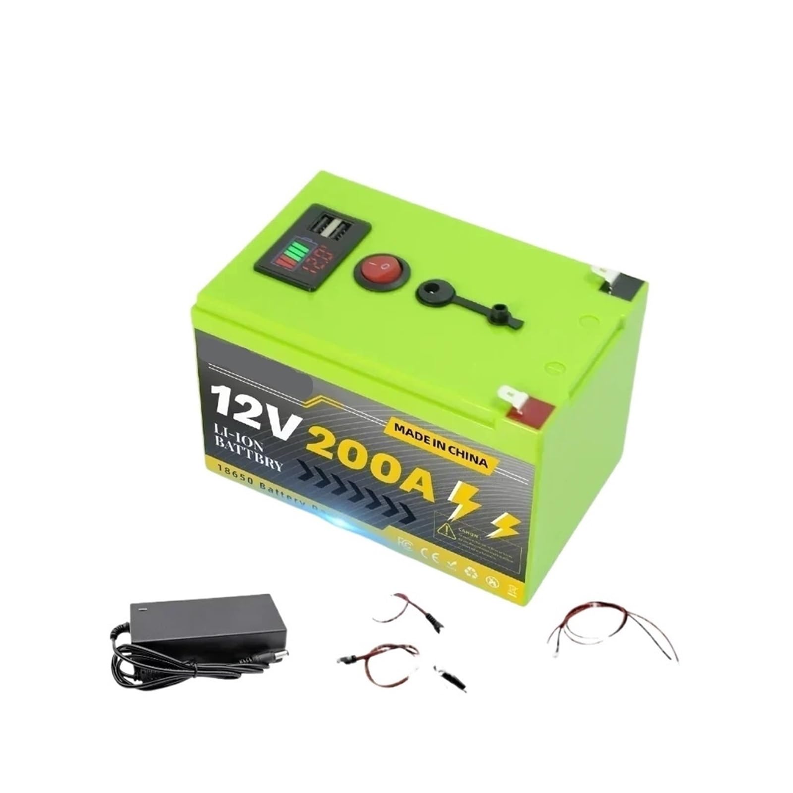 Batería De Ciclo Profundo LiFePO4 De Litio De Gran Capacidad De 12 V Y 200 Ah