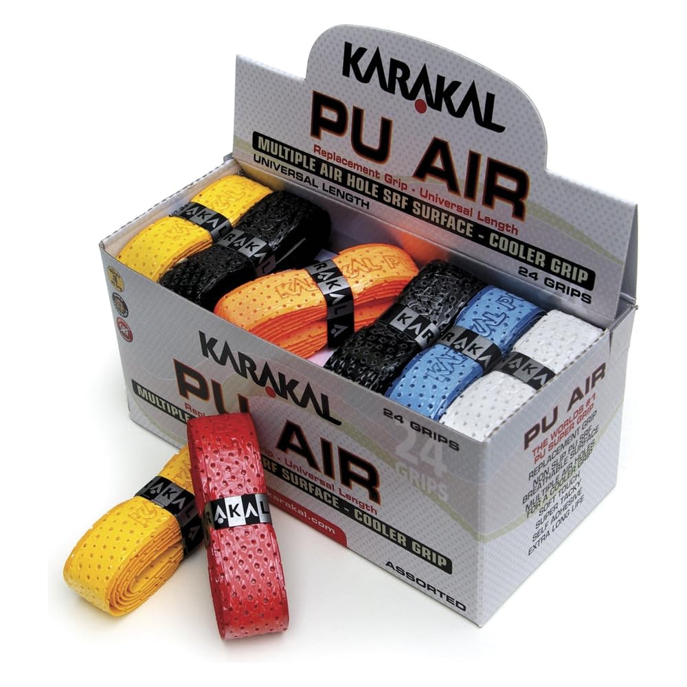 Karakal Racket Grips (Box of 24) - Assorted, N/A