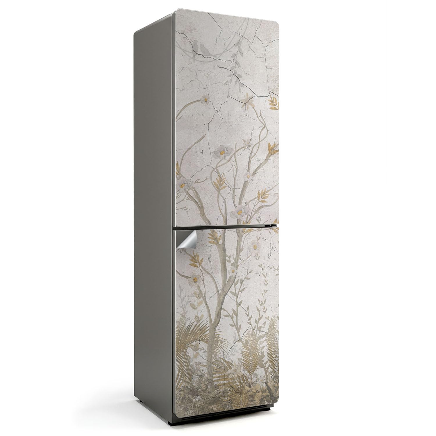 Sticker frigo auto-adhésif couvrant et protecteur de cuisine