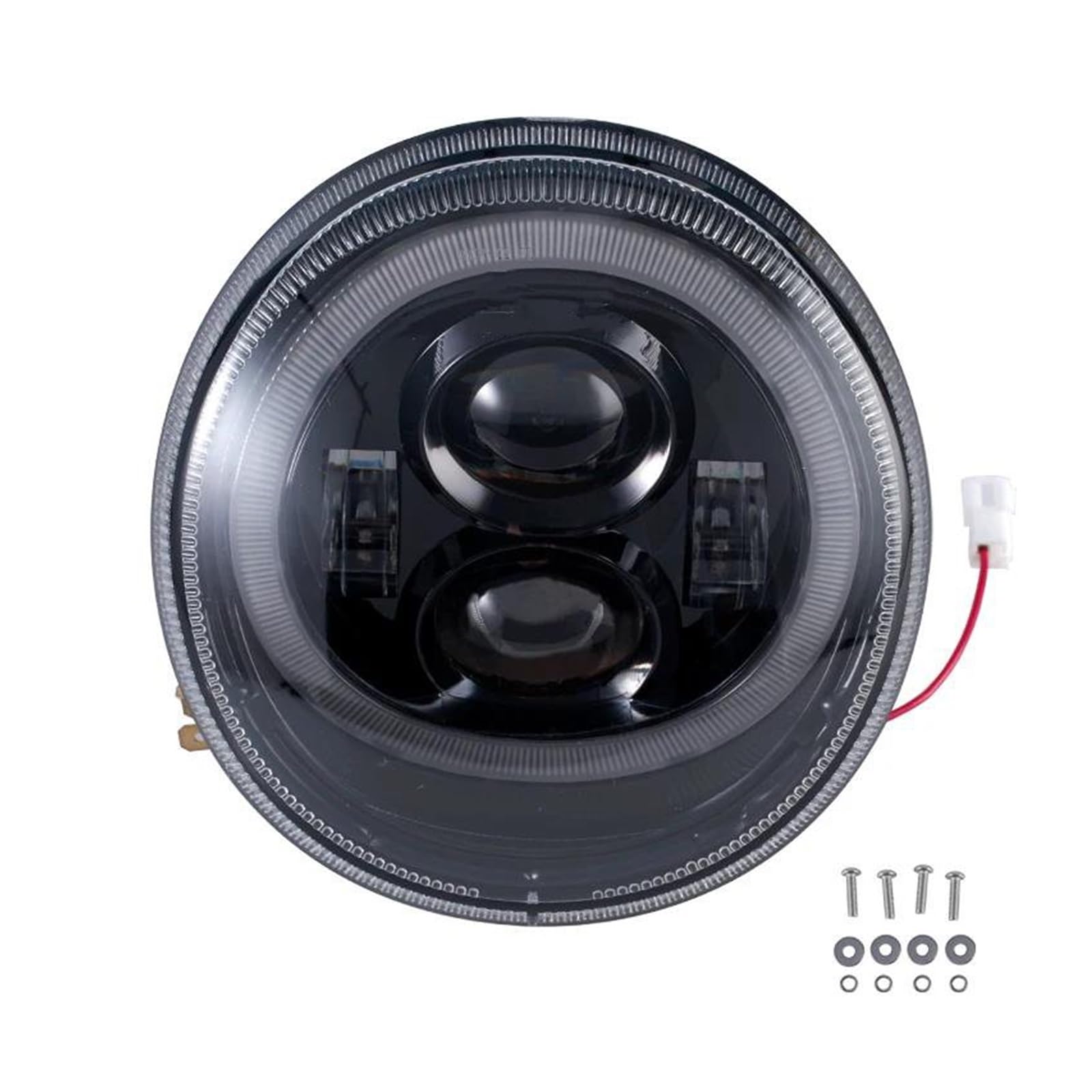 Faro Moto Conjunto de faros LED negros Para Vespa Para GTS 300 (anterior a 2018)
