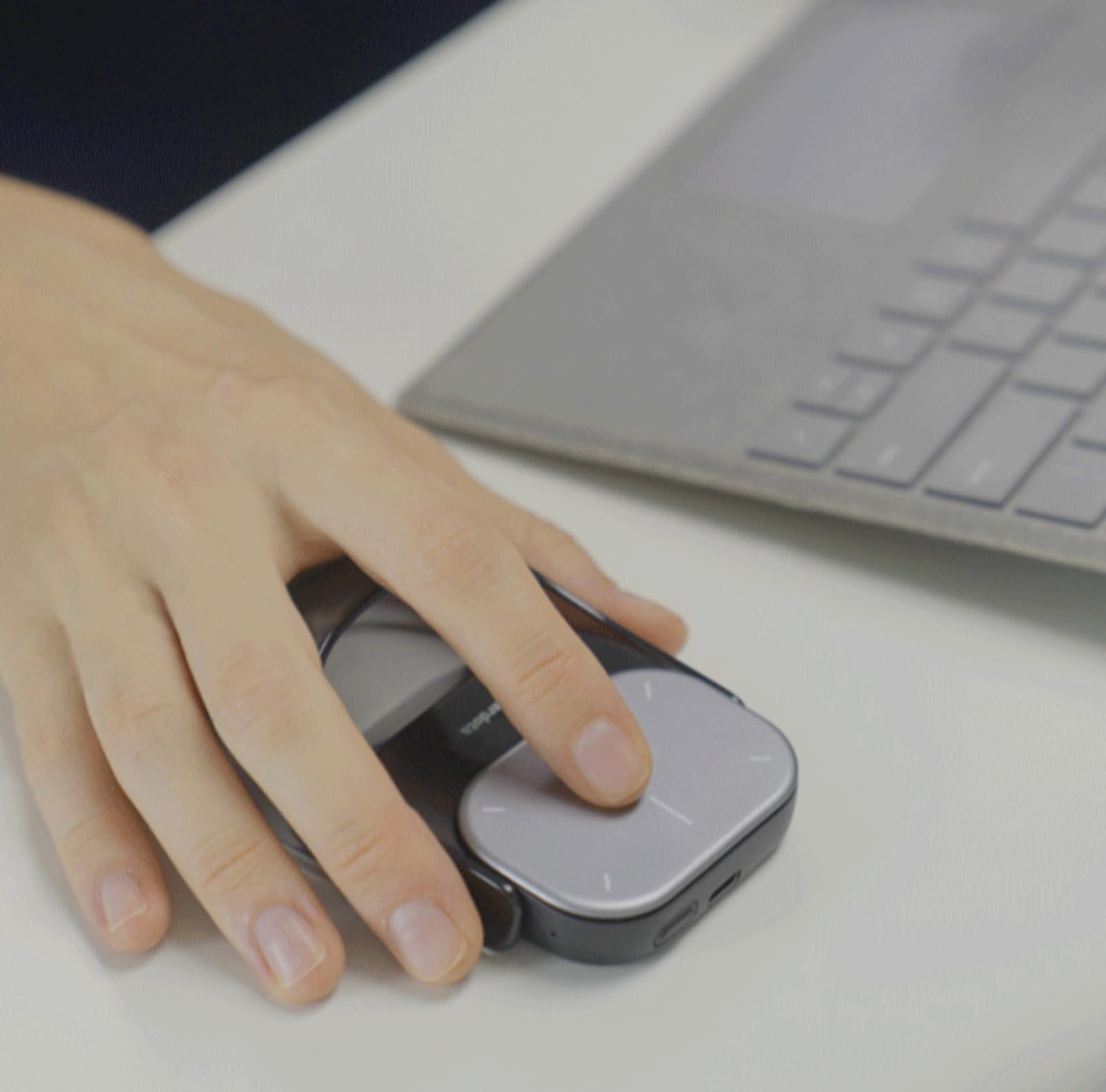 Genérico Ratón inalámbrico Bluetooth 3 en 1, ratón aéreo con función láser para Pasar páginas, ratón táctil para Oficina y educación, ratón ergonómico portátil para portátiles de Negocios.