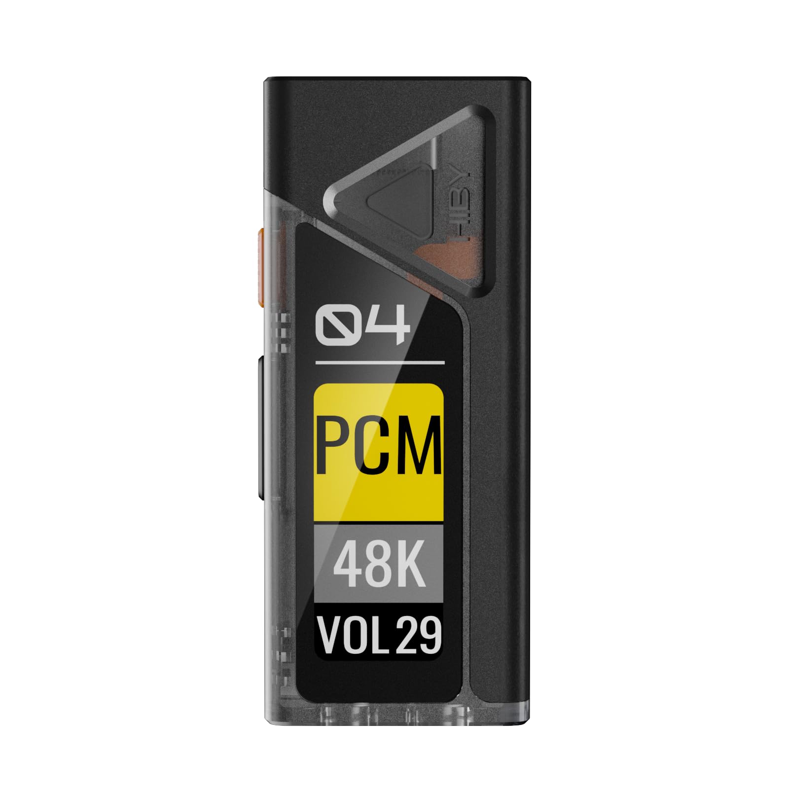 HiBy FC4 USB DAC MQA Dongle 1.1”OLED DSD512 PCM 768 EQ&PEQ 3.5mm SE + 4.4mm BAL Headphone Outs Hi-Res Audio Certified Portable DAC Amp