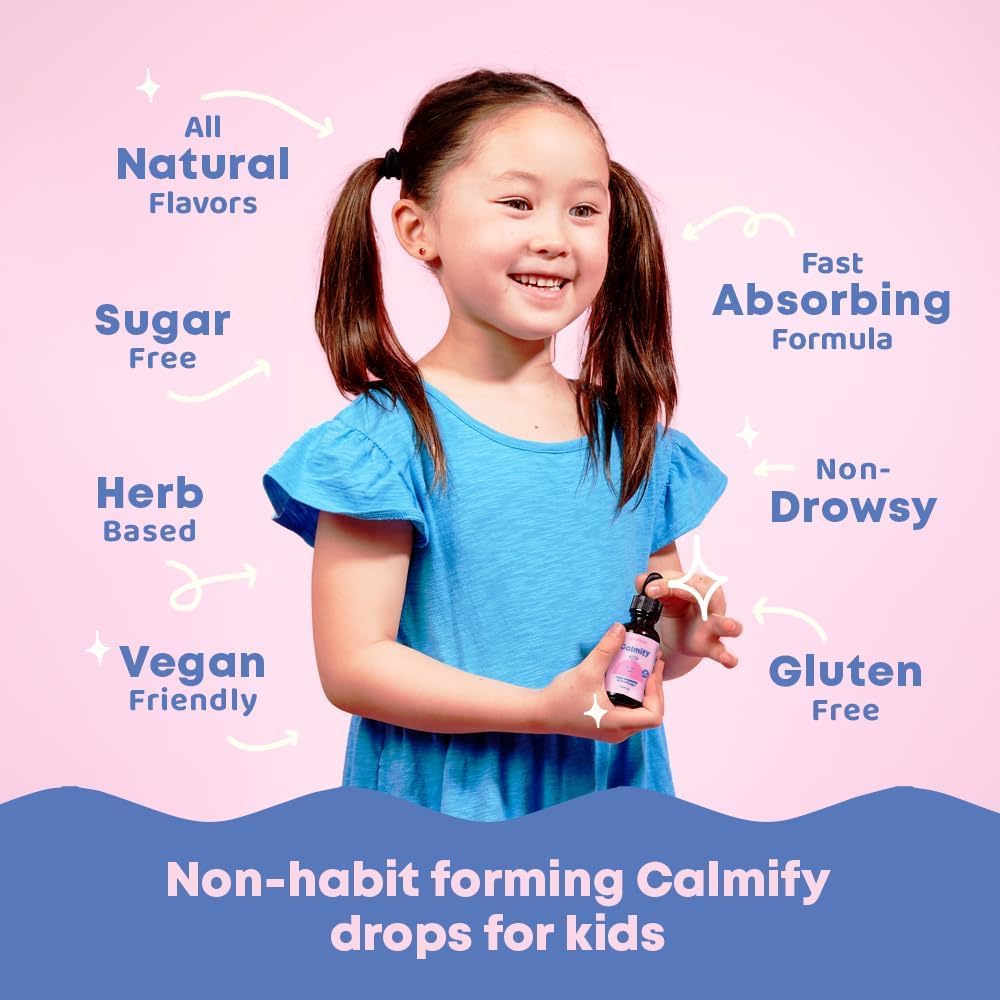 JoySpring Magnesium Citrate Liquid & Magnesium Glycinate and Herbal Detox and Cleanse for Kids