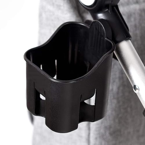 Miniatura 9 de BABY JOY Cochecito de bebé, cochecito reclinable convertible 2 en 1, cochecito plegable con arnés de 5 puntos, incluye soporte para tazas, funda