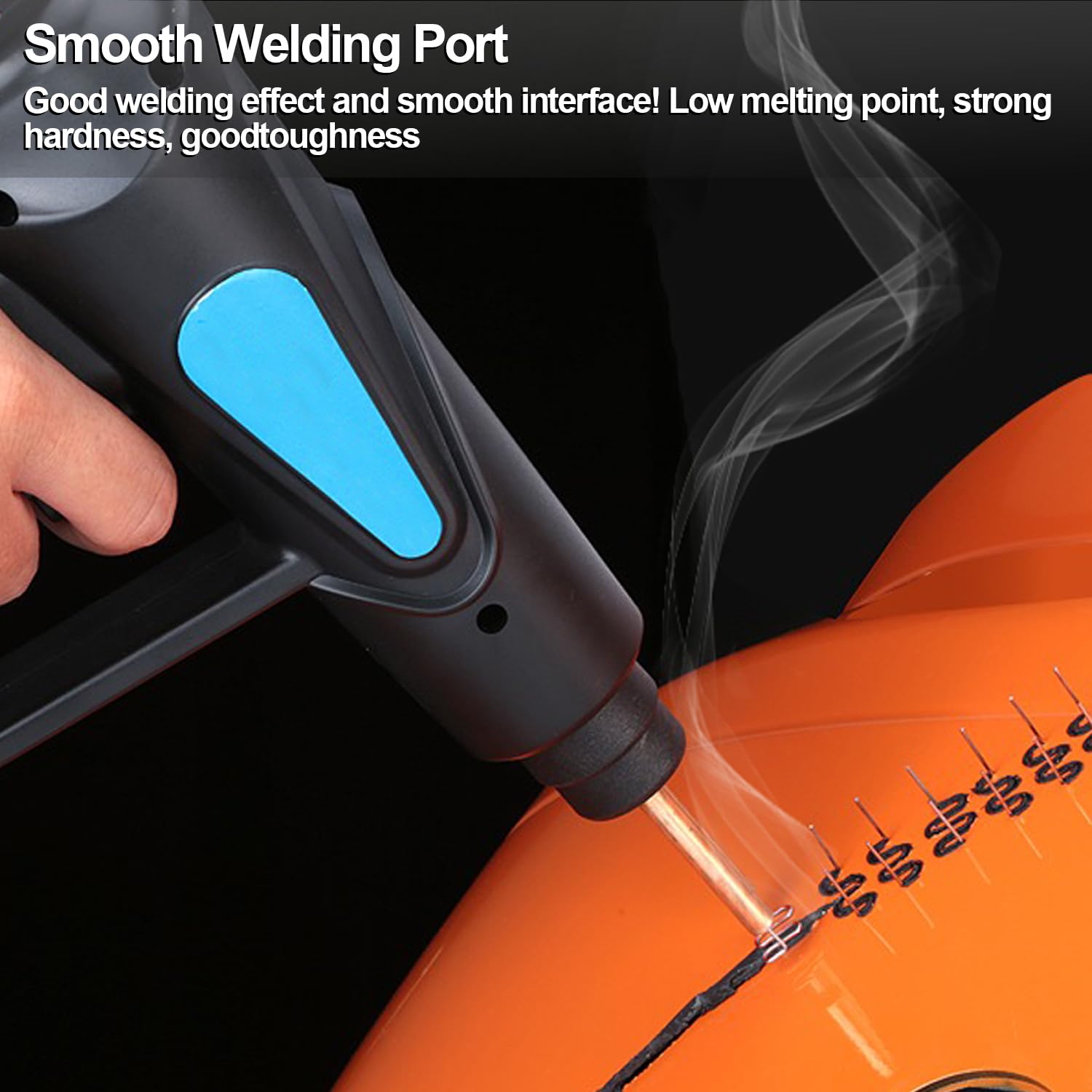3000 PCS Plastic Welding Staples with Storage Box, 6 Different Shapes Hot Staples for Repair All Car Bumpers Cracks Daily Plastics Welder Supplies
