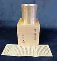 Amazon.co.jp: 茶道具 裏千家 蓋置 銀仕上銀杏紋蓋置 竹影堂