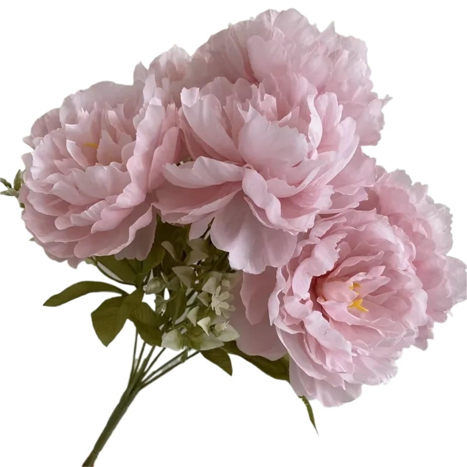 LuoAXINN Artificial Flower Branches 5 Pcs Simulation Seven Peony Silk Flowers Bouquet Home Living Room Wedding Decoration(Color4)