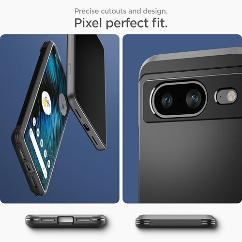 Miniatura 6 de Spigen Armadura resistente diseñada para Pixel 8 Case (2023) - Negro