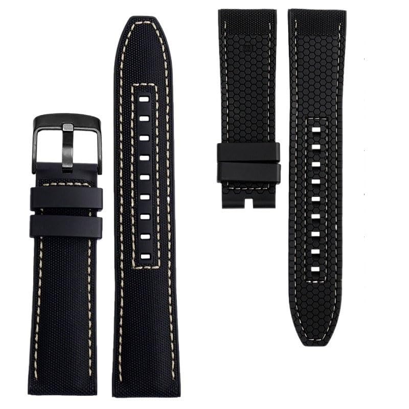 Bracelet caoutchouc homme MIDO Ocean Star M038431a anti-usure pour montre de plongée