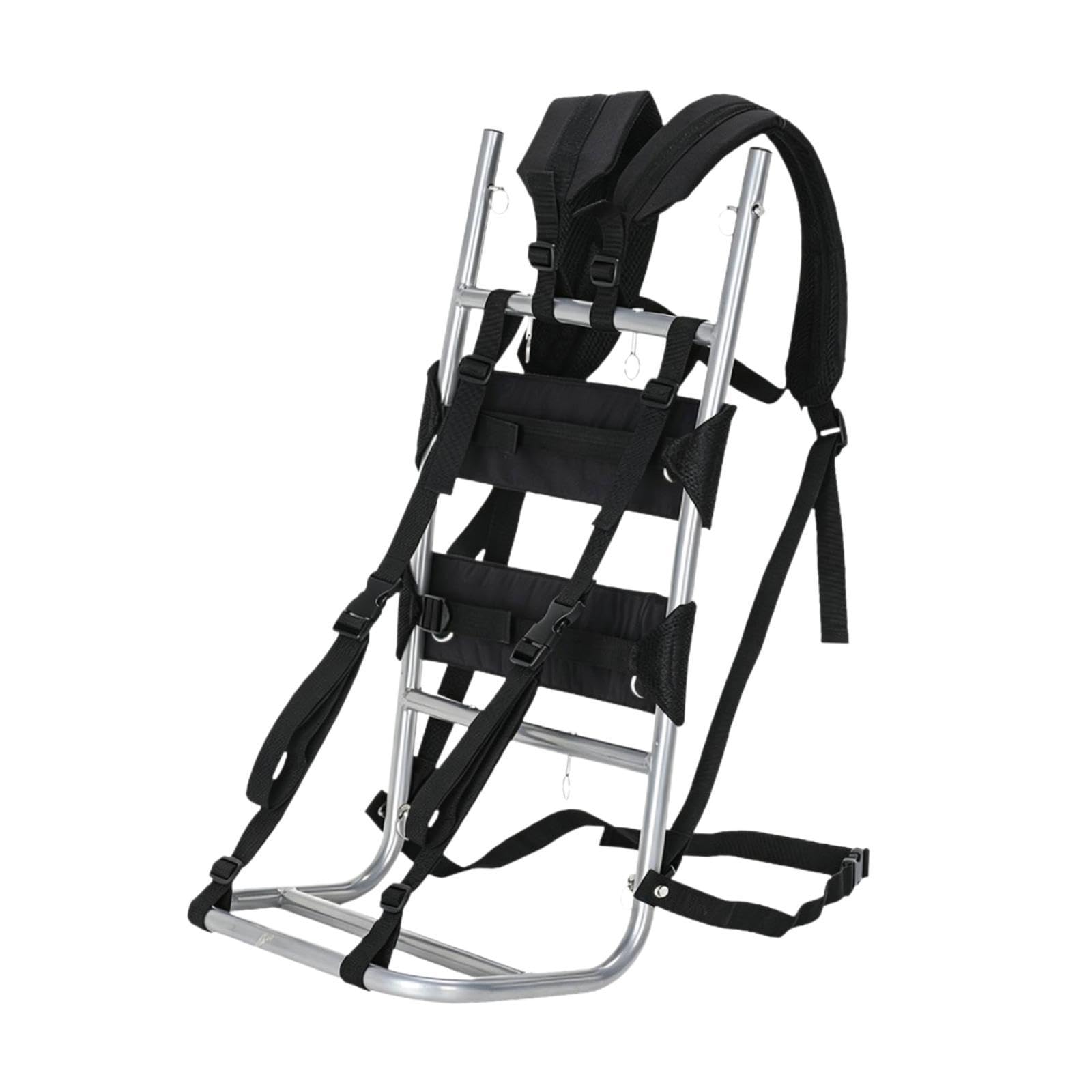 Mochila de Carga Pesada con Bastidor Externo Portátil en Aluminio Soporte Ergonómico Ajustable para Equipo Armazón Versátil Adecuado para Senderismo M, multicolor, L