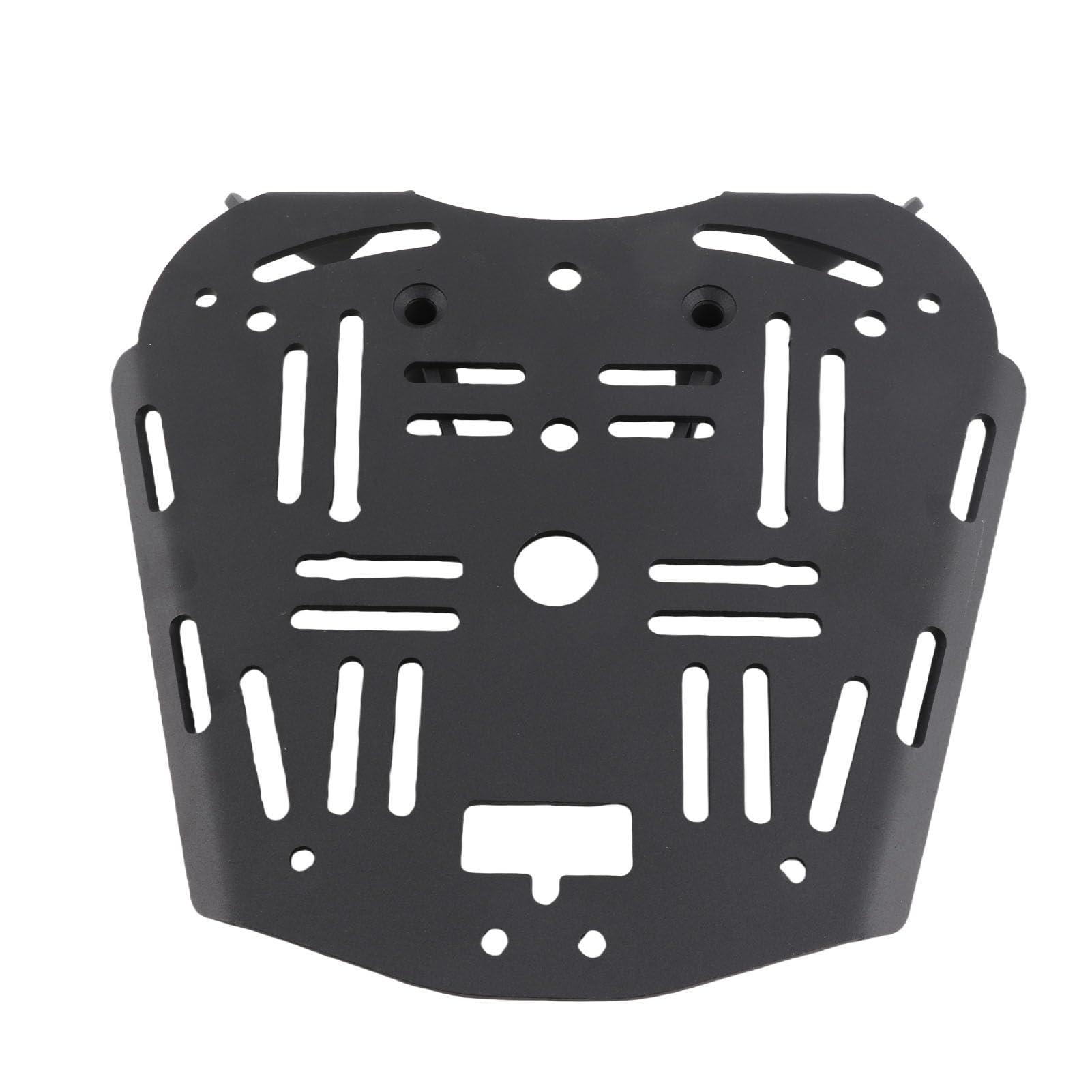 Zontes 368g 501g Motorrad Top-Hülle Montageplatte Kohlenstoffstahl Gepäckträger Grundplatte Schwarz