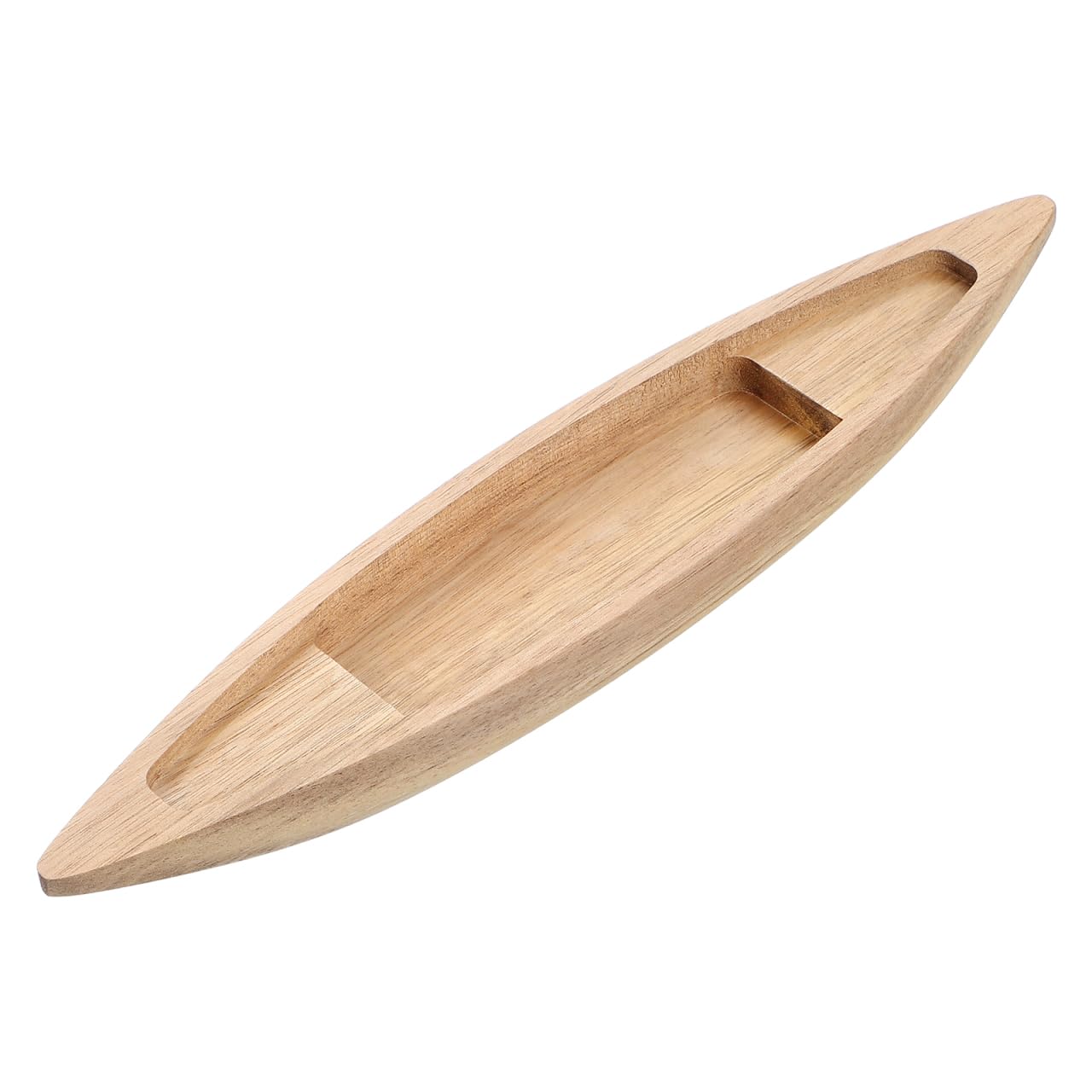IMIKEYA Wooden Boat Model Unfinished Craft Boat Decor for Desktop Ornament and Home Decorative Item
