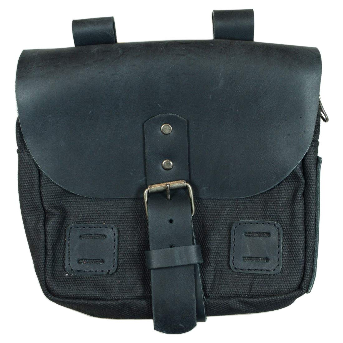 Hide & Drink, Waxed Canvas Survival Camping Pouch, Tool Bag, Outdoor Accessories, Traveling Essentials, Handmade Includes 101 Year Warranty :: Charcoal Black