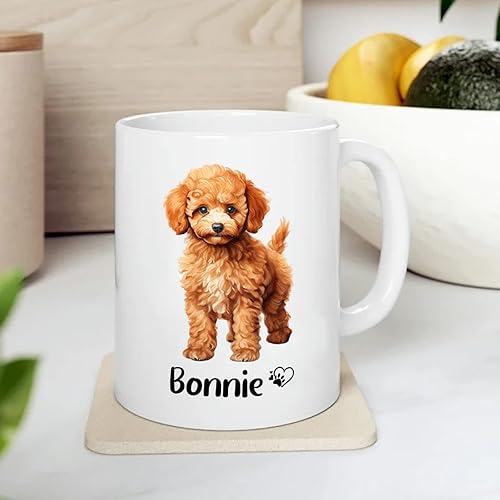 Miniatura 131 de Taza de café negra personalizada con nombre Chow Chow Chow de 11 onzas, taza de café blanca personalizada para perros Chow Chow, regalos para Chow