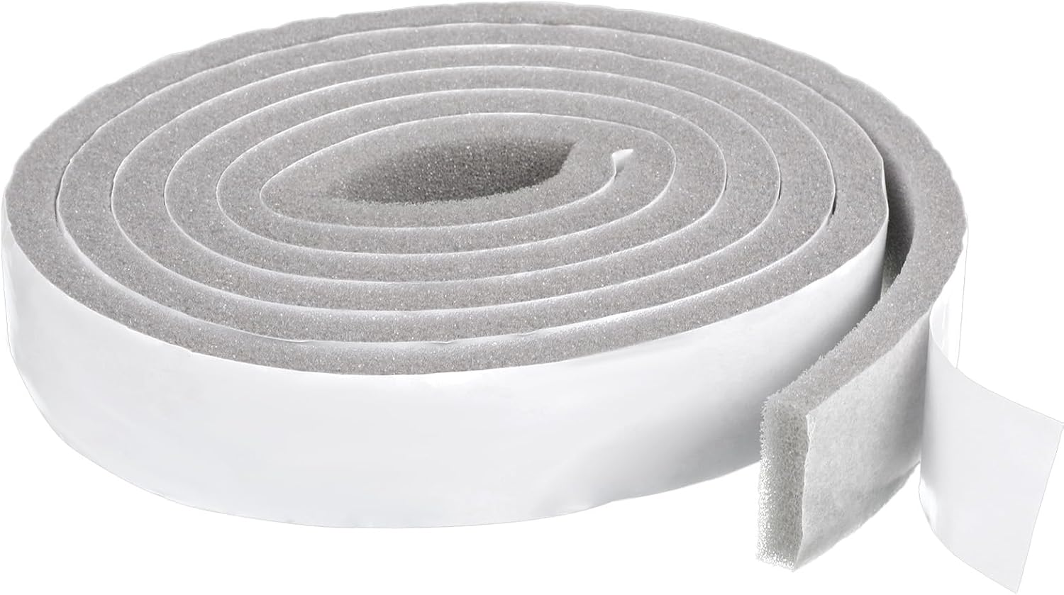 Weather Stripping Door Seal Strip, Self Adhesive Foam Tape Weatherstrip, Door Soundproofing Weatherproof Insulation Closed Cell Tape for Doors, Windows, Air Conditioners (1.2"x 0.4"x 2.18 Ft, Grey)