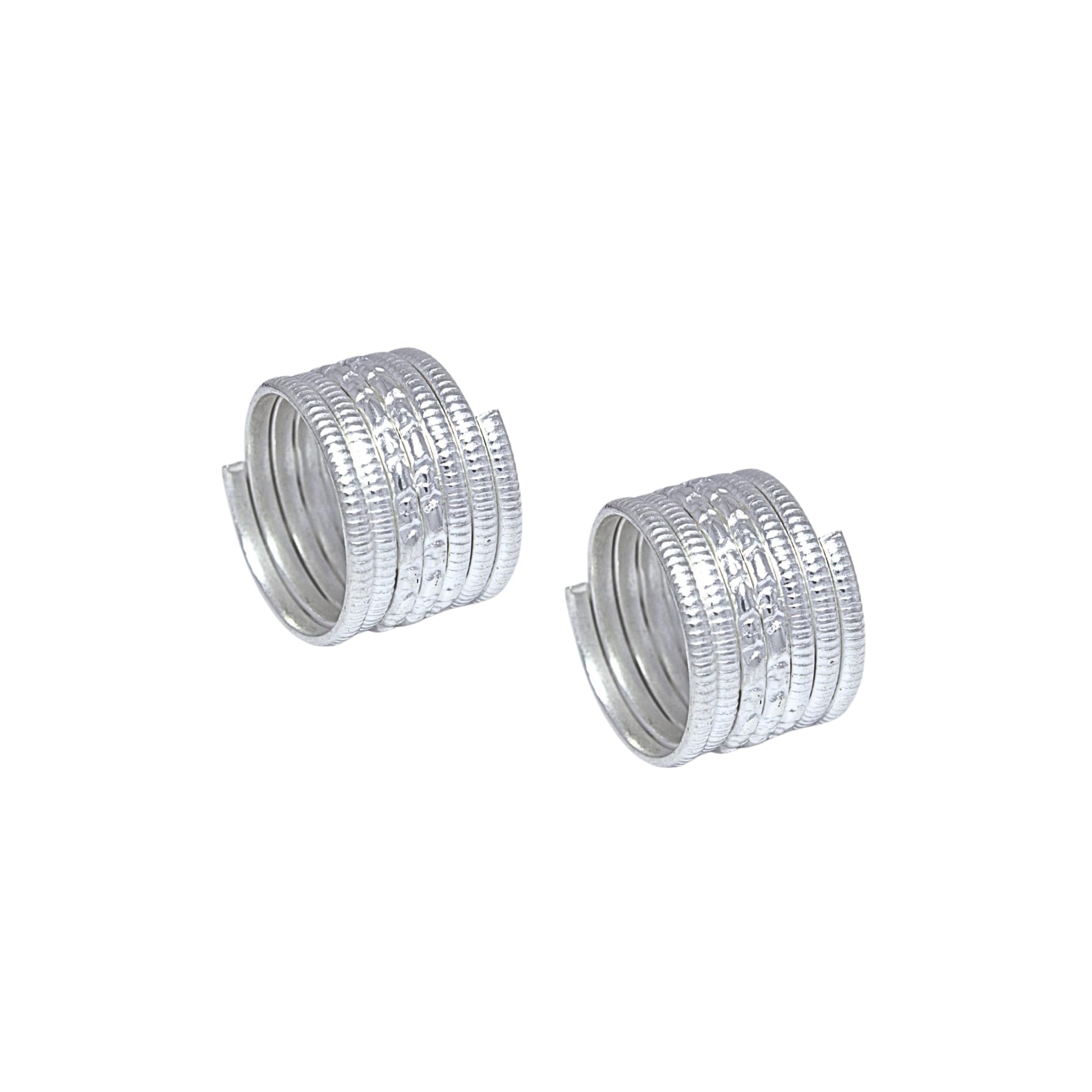 Spiral Toe Rings for Women Jodavi Traditional Fashionable Accessories Combo Items-image-44