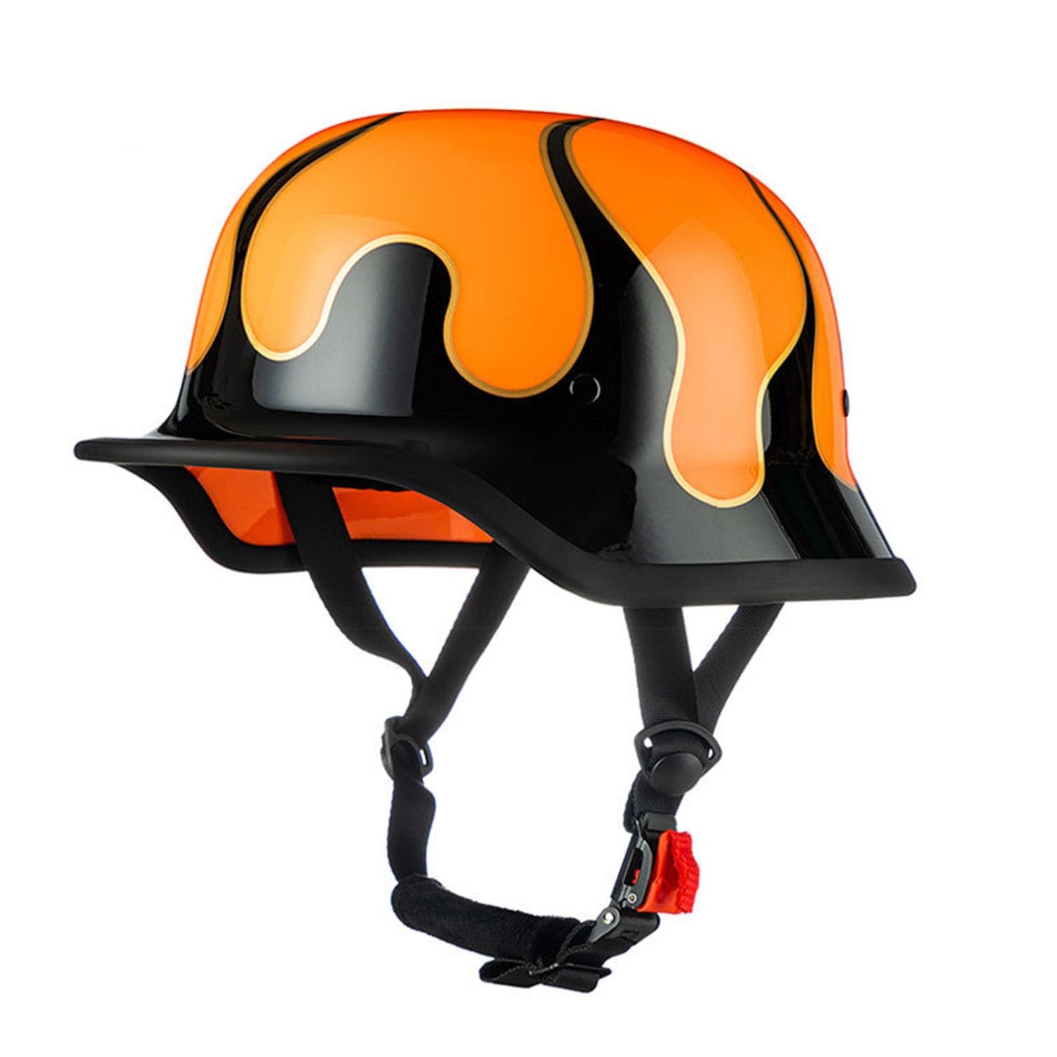 Casque moto vintage léger pour rouler sans fatigue en scooter et custom