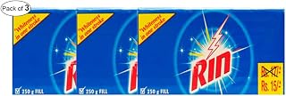 Rin Detergent Bar (250g Approx.) (Pack of 3) Packaging May Vary