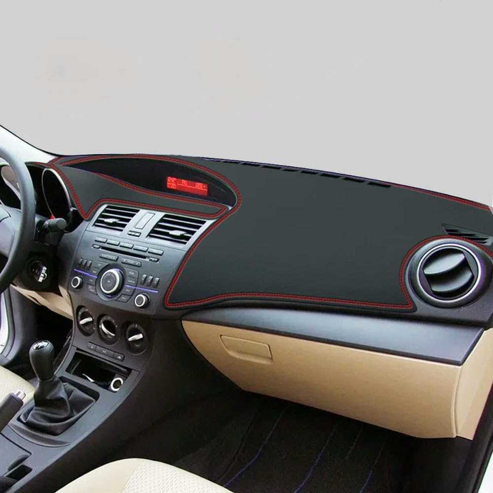 Copri cruscotto per Auto Copri cruscotto AntiGraffio Copri cruscotto Interno - Adatto per Mazda 3 2010 2011 2012 2013 LHD