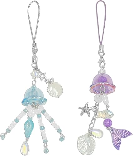 Miniatura 72 de 1-4 dijes estéticos para teléfono celular Y2K, correa de fresa, mariposa, estrella, accesorios Y2K para bolsa, llavero, Airpods, cámara, colgantes