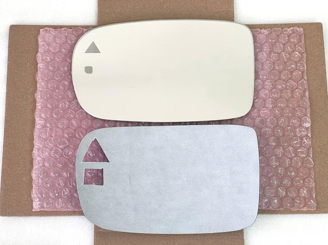 Blind Spot Mirror Glass With Full Size Adhesive for 2011-2023 Chrysler 300 Dodge Charger Driver Side View Left LH