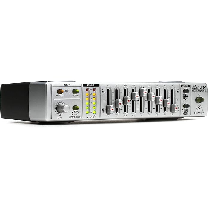 Buy Behringer MINIFBQ FBQ800 9Band Graphic Equalizer