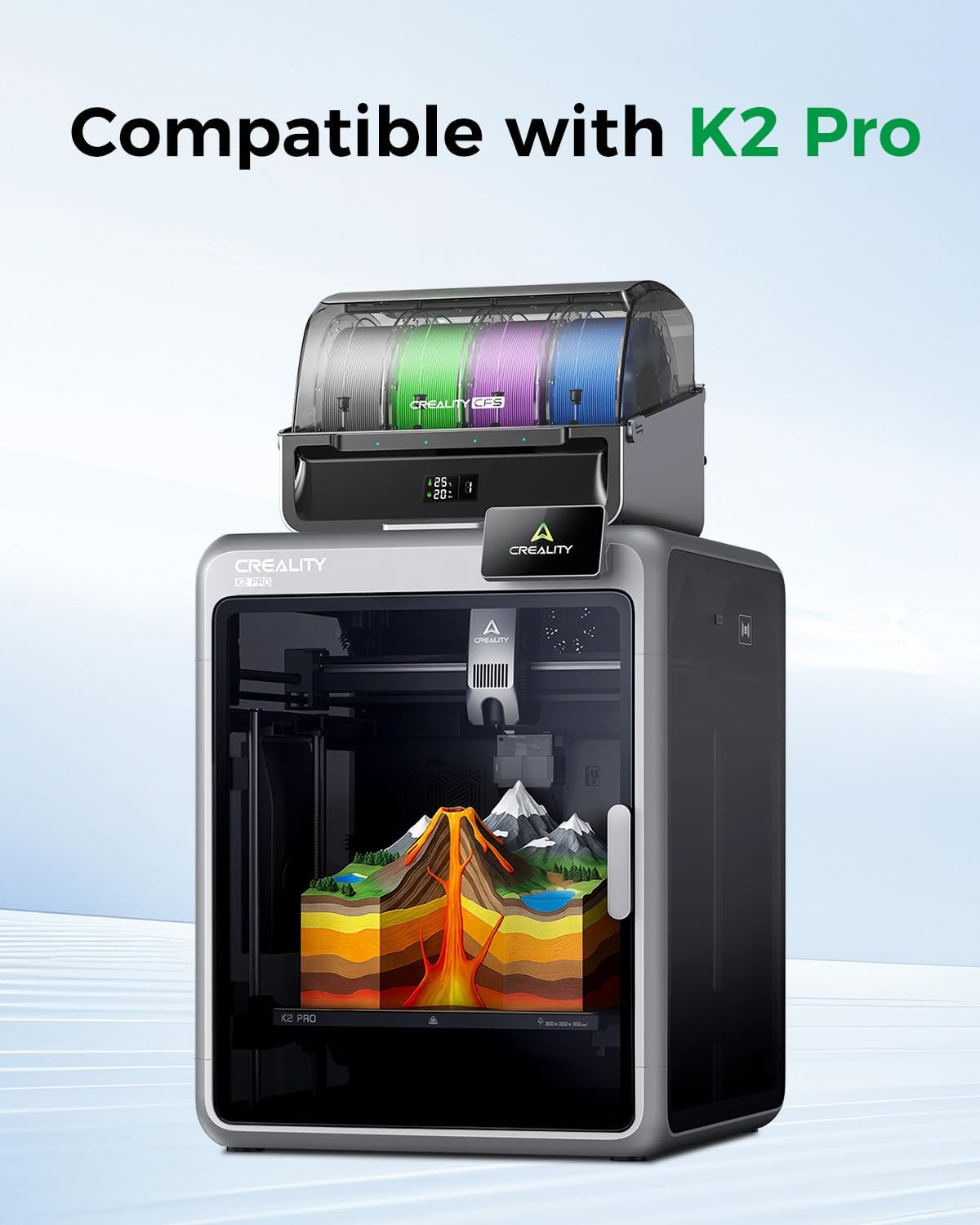 Creality Offizielle K2 Pro Düse Aufgerüstet, 0.4 mm 1 Stück, Größerer Hohlraum, Schnell Austauschbare K2Pro-Düse, Hotend Düsen Ersatzzubehör aus Kupferlegierung und Gehärtetem Stahl für K2 Pro Combo